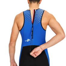 Load image into Gallery viewer, PRIMA 2 RACE TRISUIT- BLACK/BLUE
