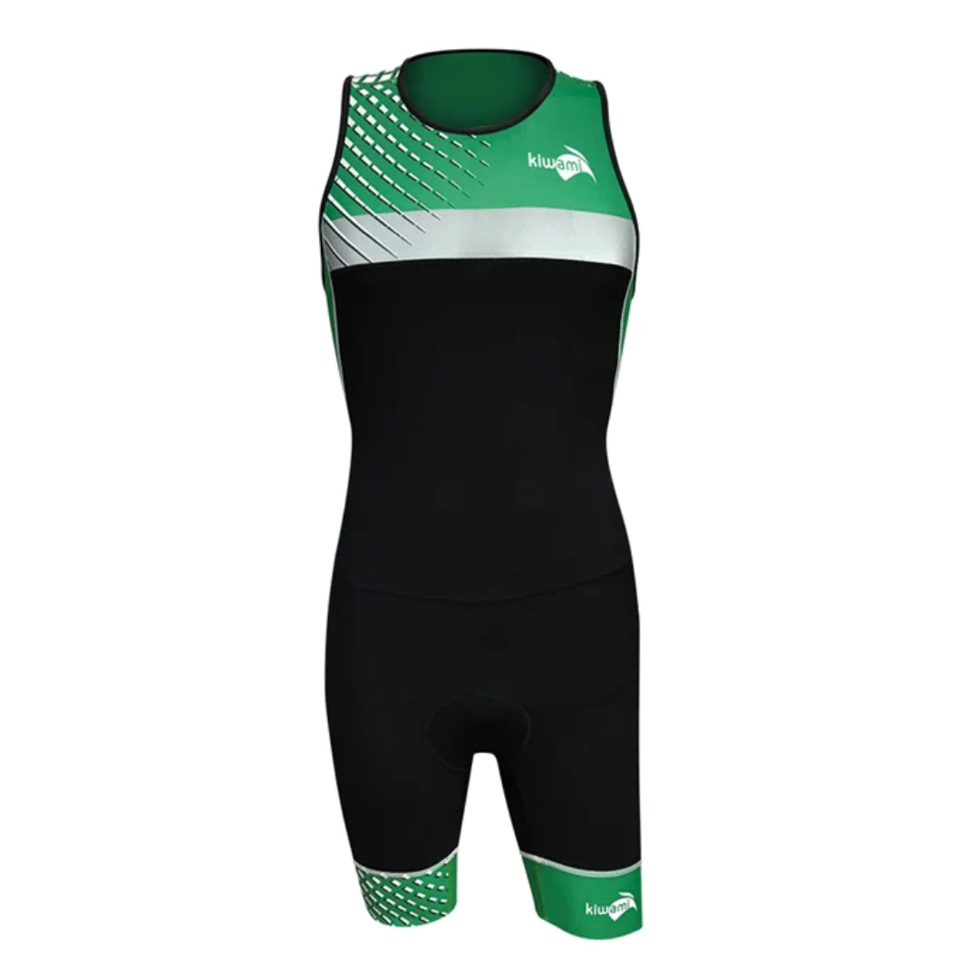 PRIMA 2 RACE TRISUIT- BLACK/GREEN