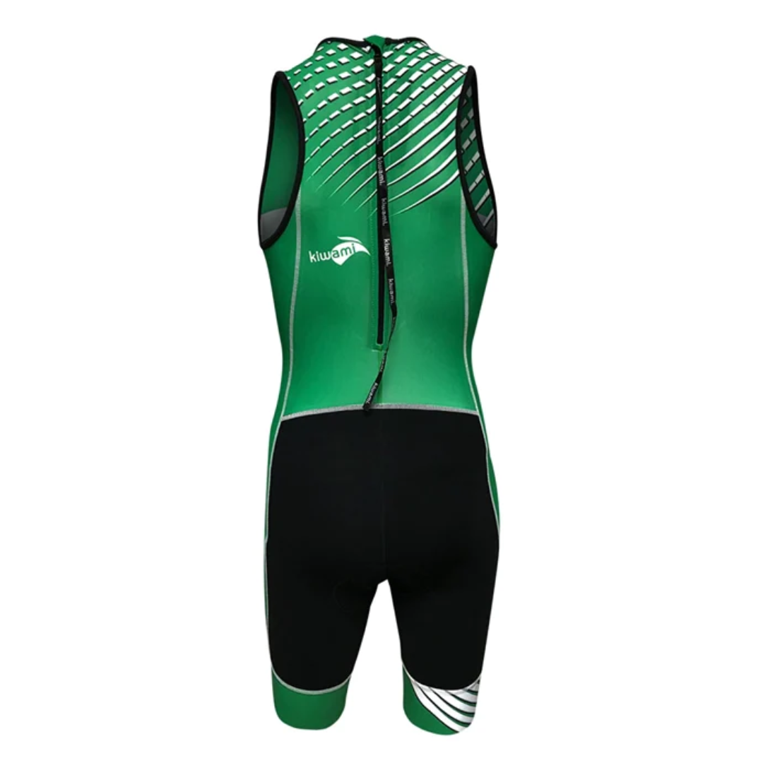 PRIMA 2 RACE TRISUIT- BLACK/GREEN