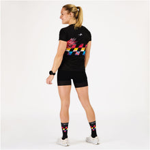 Load image into Gallery viewer, WOMEN'S RUNNING TEE-SHIRT FINISHER BLACK

