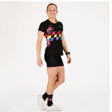 Load image into Gallery viewer, WOMEN'S RUNNING TEE-SHIRT FINISHER BLACK
