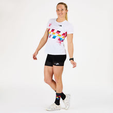 Load image into Gallery viewer, WOMEN'S RUNNING TEE-SHIRT FINISHER WHITE
