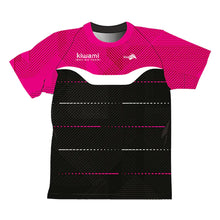 Load image into Gallery viewer, WOMEN'S SHORT SLEEVE TEE SHIRT RACING TEAM PINK
