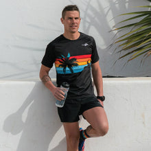 Load image into Gallery viewer, RUNNING TEE-SHIRT MALIBU BLACK

