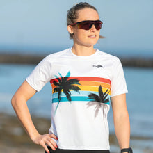 Load image into Gallery viewer, WOMEN'S RUNNING TEE-SHIRT MALIBU WHITE

