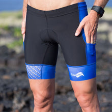 Load image into Gallery viewer, PRIMA 2 TRI SHORTS- BLACK/BLUE
