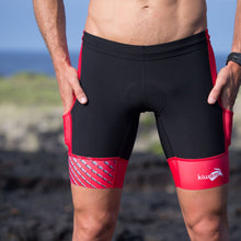 Load image into Gallery viewer, PRIMA 2 TRI SHORTS- BLACK/RED
