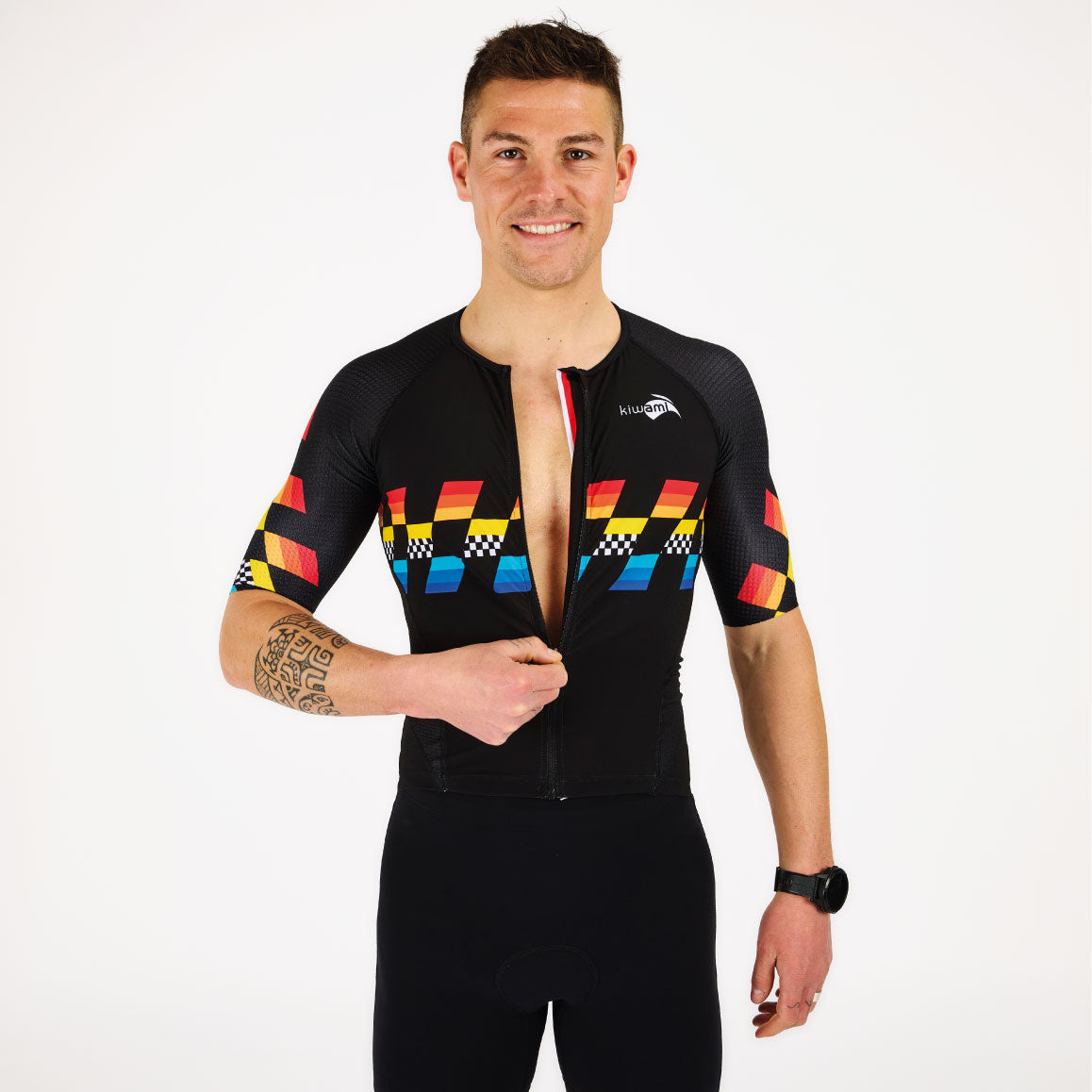 HIRANGA AERO TRISUIT FINISHER BLACK