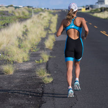 Load image into Gallery viewer, PRIMA 2 RACE OPENBACK TRISUIT BLACK LAGOON
